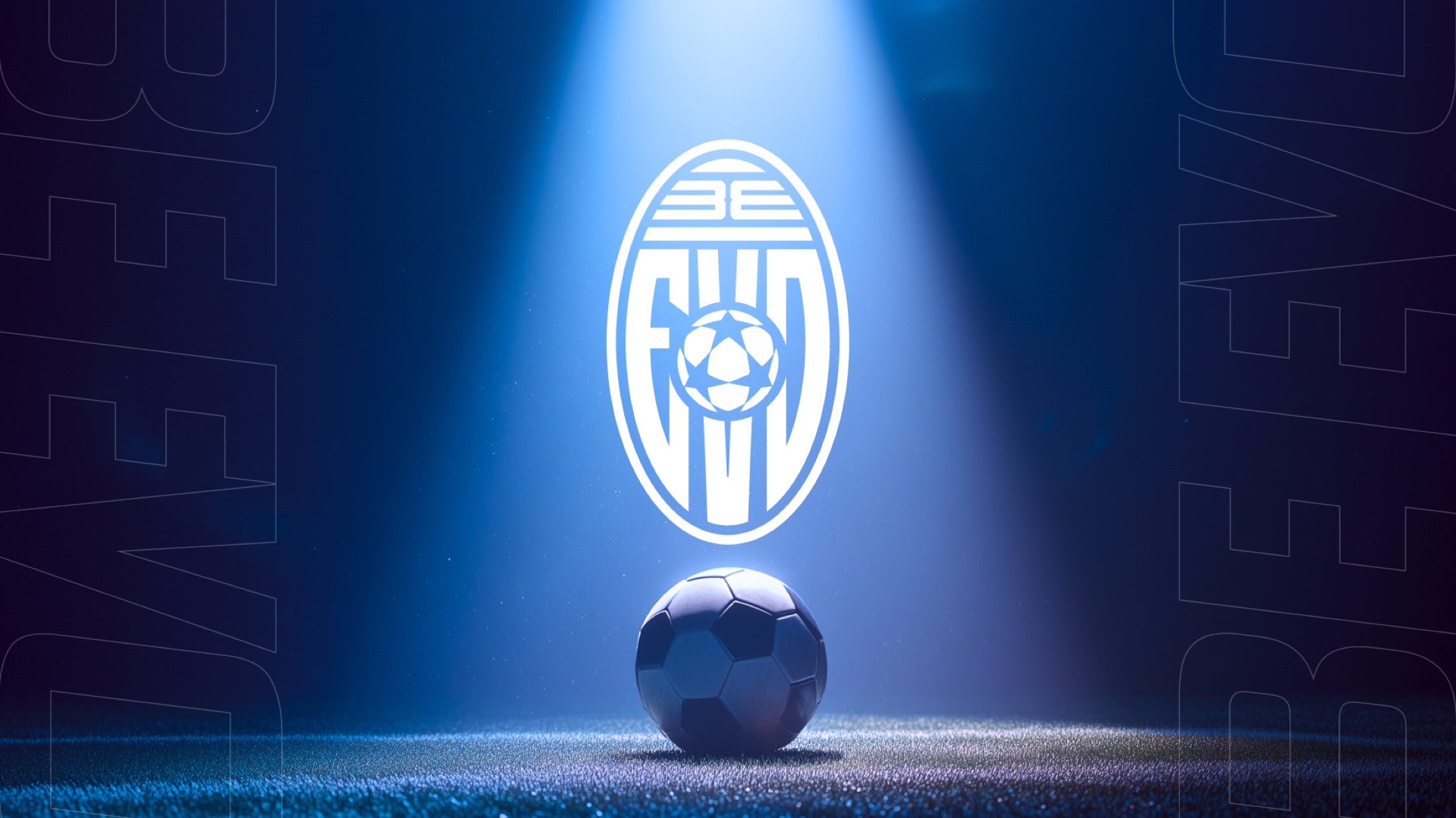 Portada del brandboard de BE EVO: logotipo sobre fondo de marca